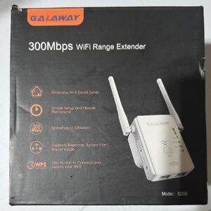 White 300Mbps WiFi Range Extender
